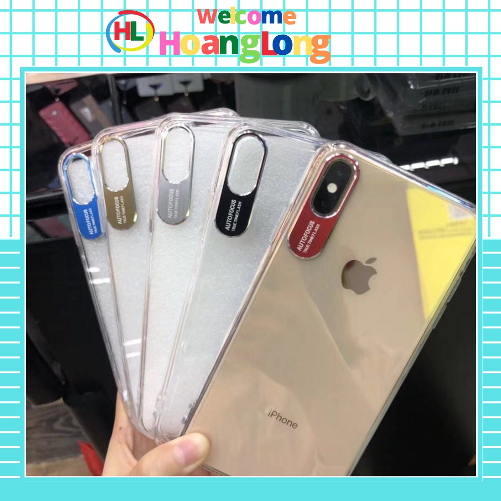 ỐP IPHONE AUTO FOCUS TRONG SUỐT - KHÔNG Ố VÀNG - BẢO VỆ CAMERA💖 Hana Case