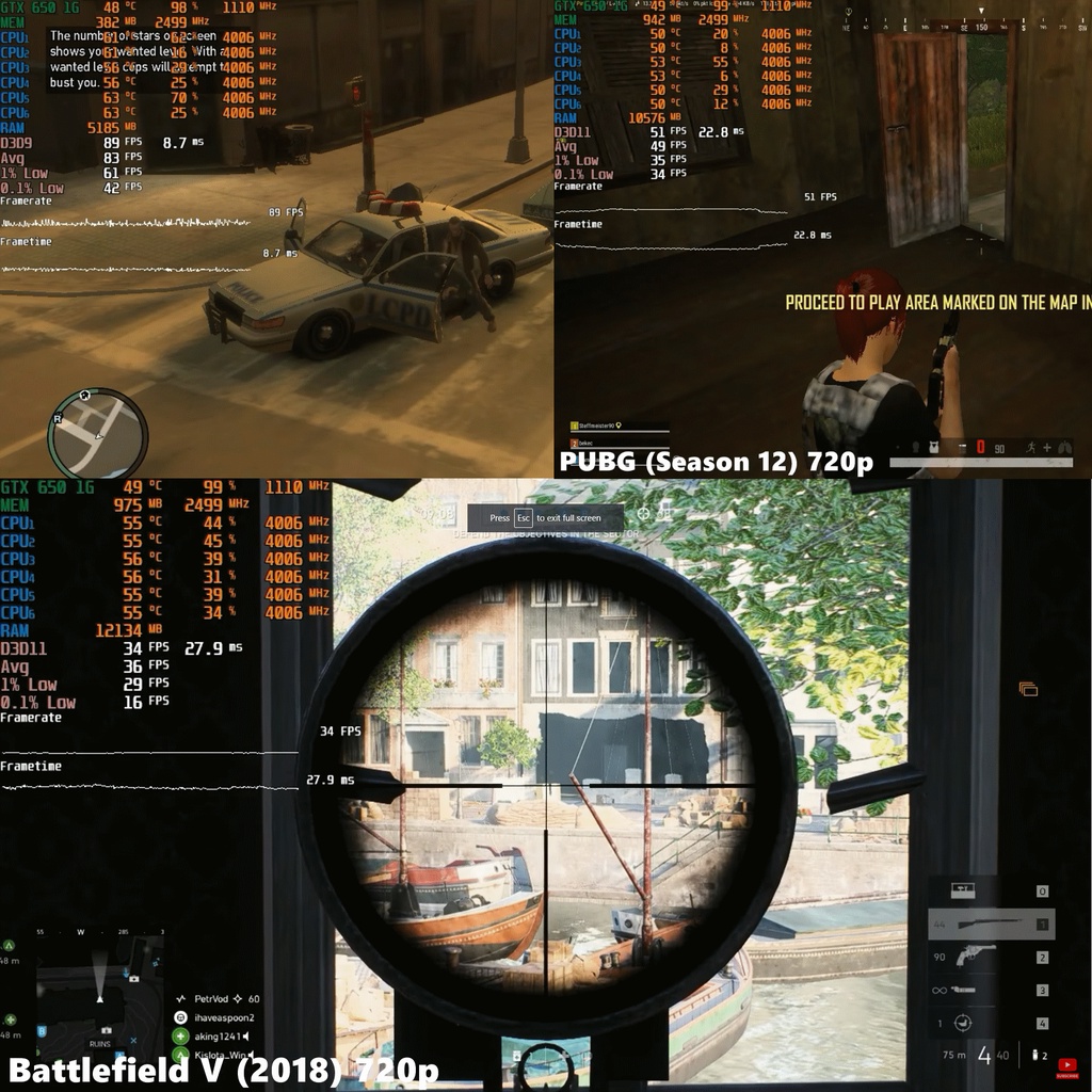 Card màn hình GTX 570 GTX650 GTX550Ti HD6790 GT730 Chơi Game LMHT, PUBGMB