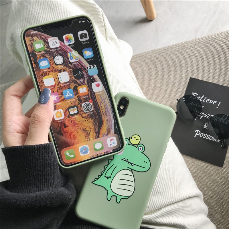 [ IPHONE ] Ốp Lưng Silicon Cá Sấu - B090 | BigBuy360 - bigbuy360.vn