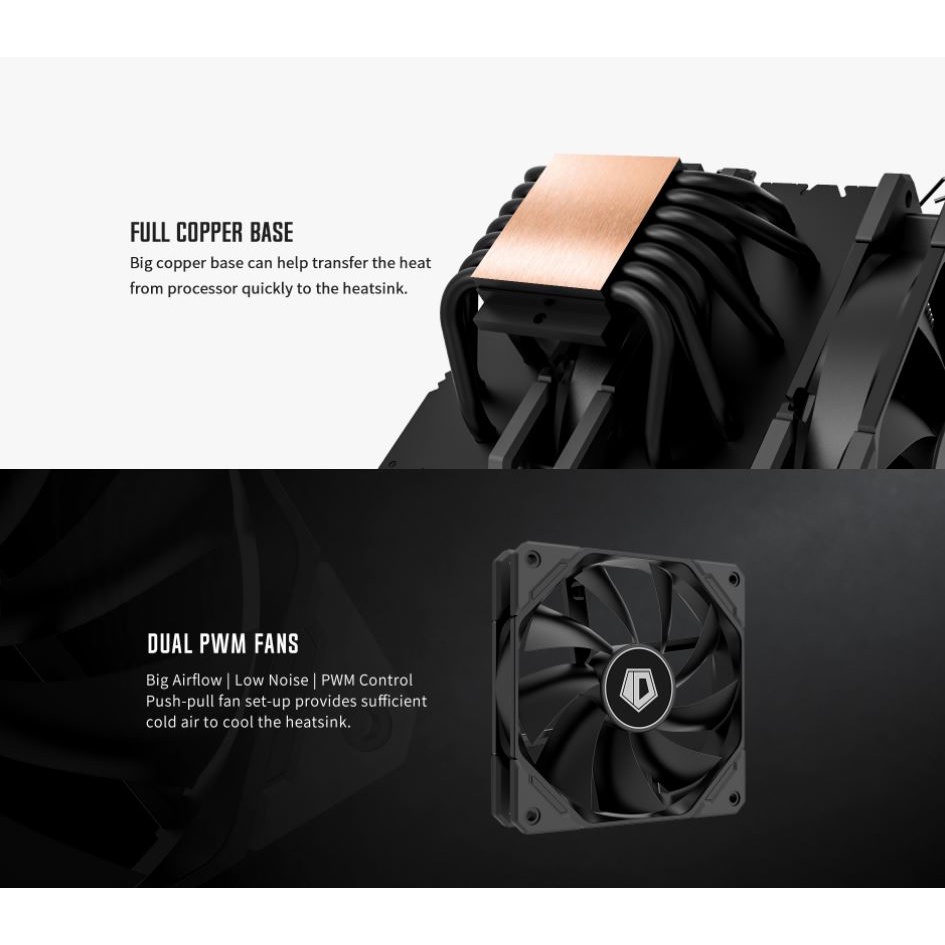 TẢN NHIỆT CPU IDCOOLING SE207XT BLACK