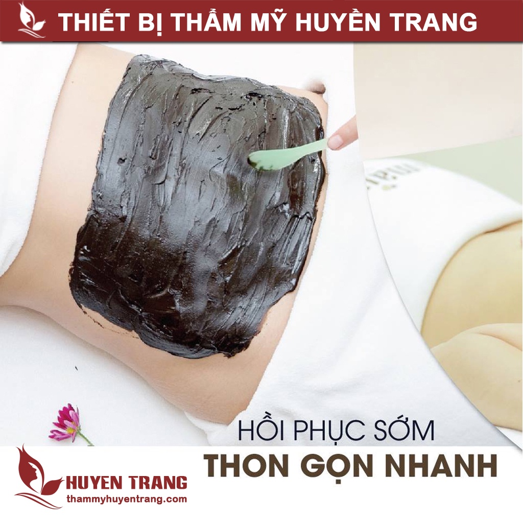 Bùn Cứu Dưỡng Sinh Giảm Béo, Giảm Đau Xương Khớp (Hộp 1kg) - Thẩm Mỹ Huyền Trang