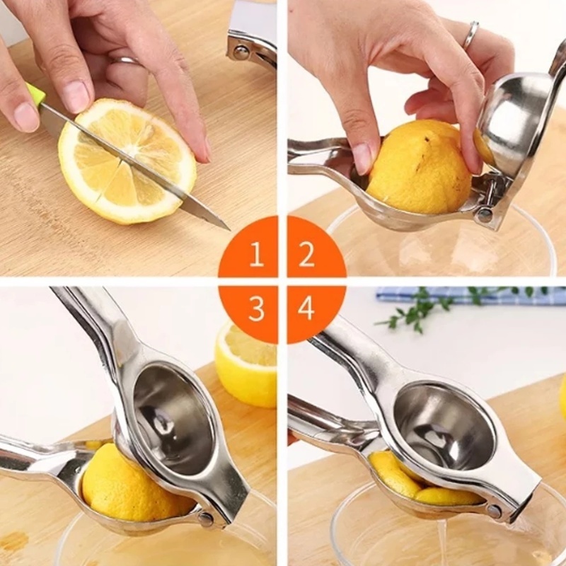 Dụng cụ vắt nước chanh/ cam bằng thép không gỉ tiện dụng cho nhà bếp