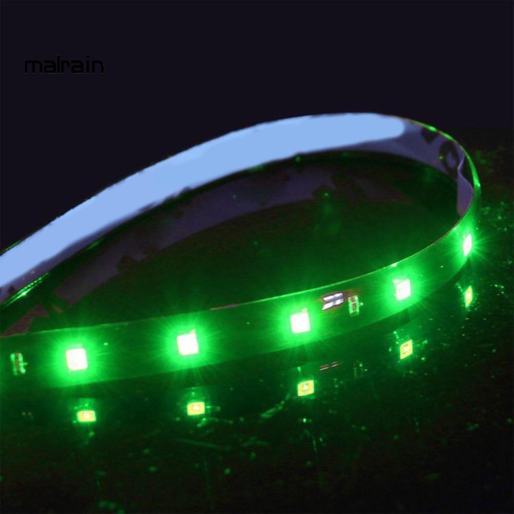 Dây Đèn Led 15 Bóng 3528smd Chống Thấm Nước Trang Trí Xe Hơi