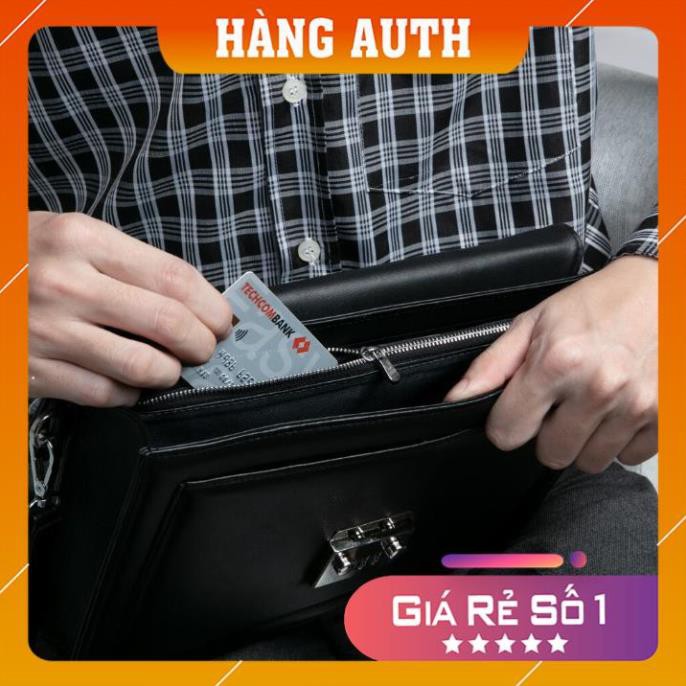 Clutch cầm tay nam/Clutch da thật của Ý, RBMLC - 002