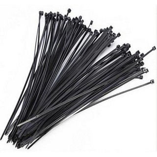 100 Sợi Dây Rút 1 Tấc Màu Đen