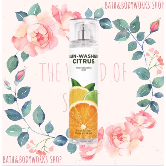 Xịt thơm toàn thân Bath & Body Works Sun-washed Citrus