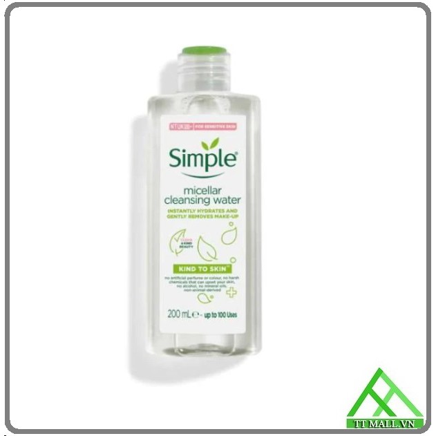 Nước Tẩy Trang Simple Micellar Cleansing Water 200ml