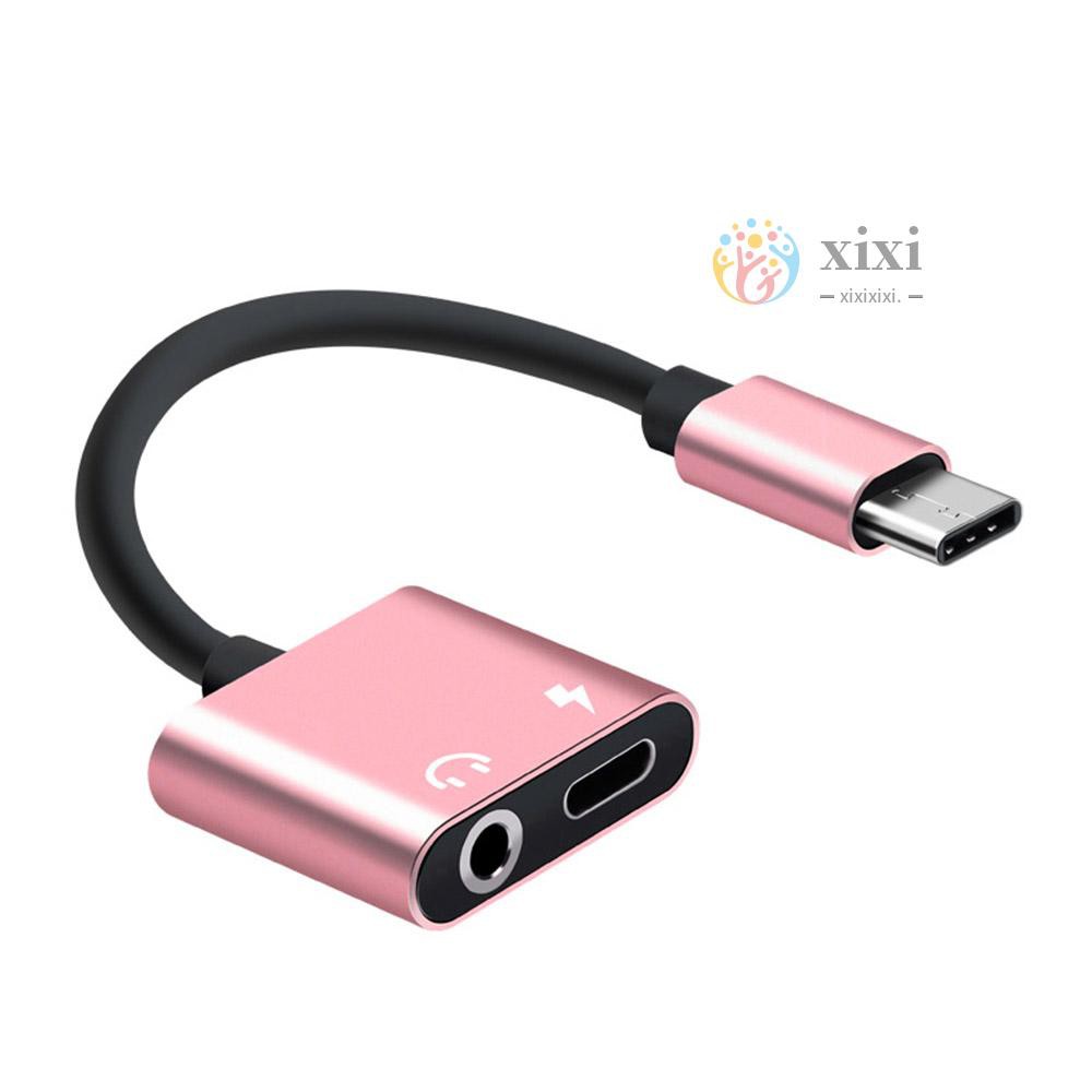 Bộ Chia Cổng Sạc Usb Type C 2 Trong 1 Cho Điện Thoại Thông Minh Xiaomi Huawei 2 Xiaomi Huawei