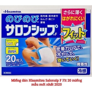 Miếng dán Salonsip Hisamitsu F Fit 20 miếng