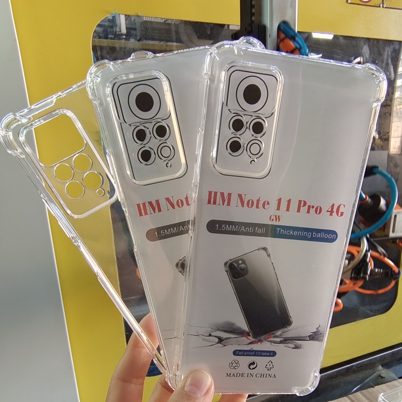 Ốp Điện Thoại Trong Suốt Dày 1.5mm Cho Xiaomi Mi 11 Lite 5G NE 12 Pro Redmi Note 10 Pro 10S 11S 11Pro POCO X4 M3 M4