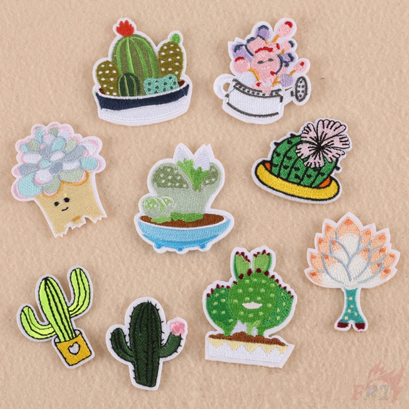 Miếng dán quần áo hình cây xương rồng（☸ Plants - Cactus Patch ☸）