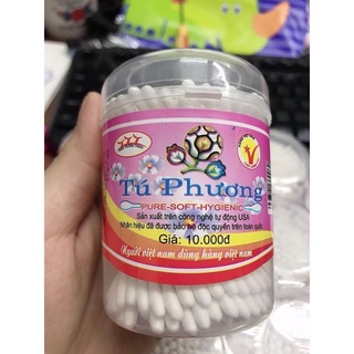 Tăm bông Tú Phương vệ sinh  an toàn cho bé (hộp 170que)