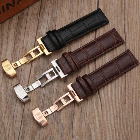 Dây Đeo Đồng Hồ Da Khóa Bướm Tissot 1853 T41T063 series 19 Cho Nam