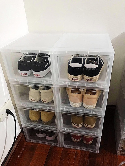 10 hộp đựng giày Sneaker box nhựa Việt Nhật