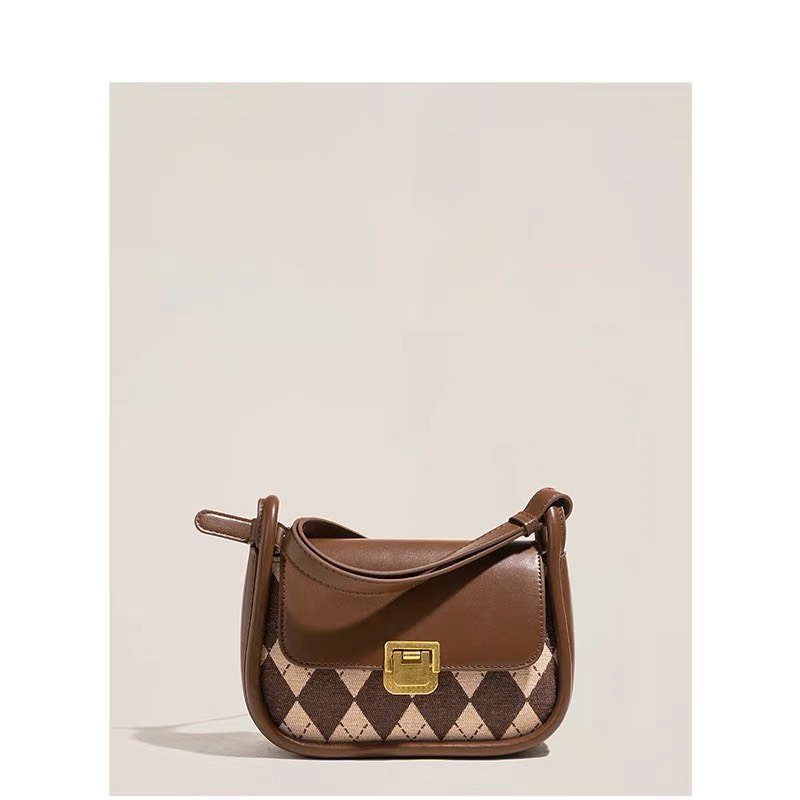 Túi xách nữ đeo chéo , đeo vai GOOD BASIC C09 viền nổi caro khóa kim loại phong cách hàn quốc giá rẻ HT71