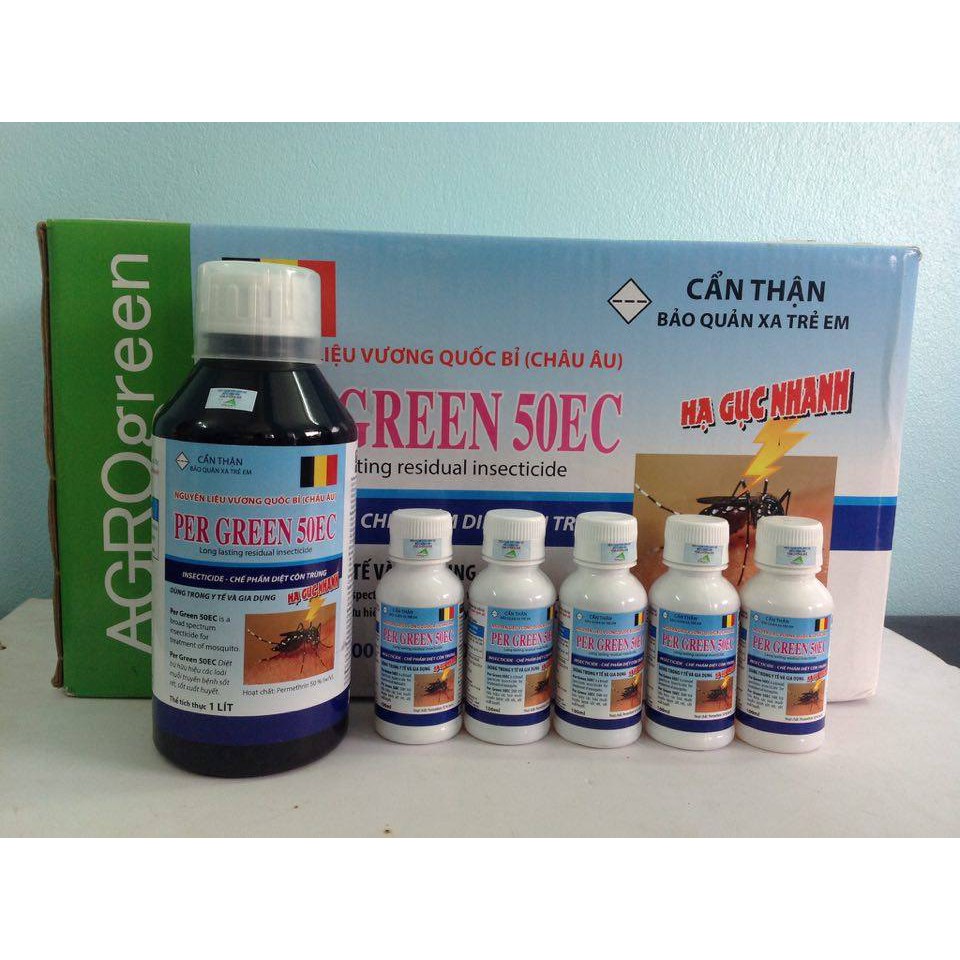Thuốc diệt muỗi Per Green 50EC chai 1 L