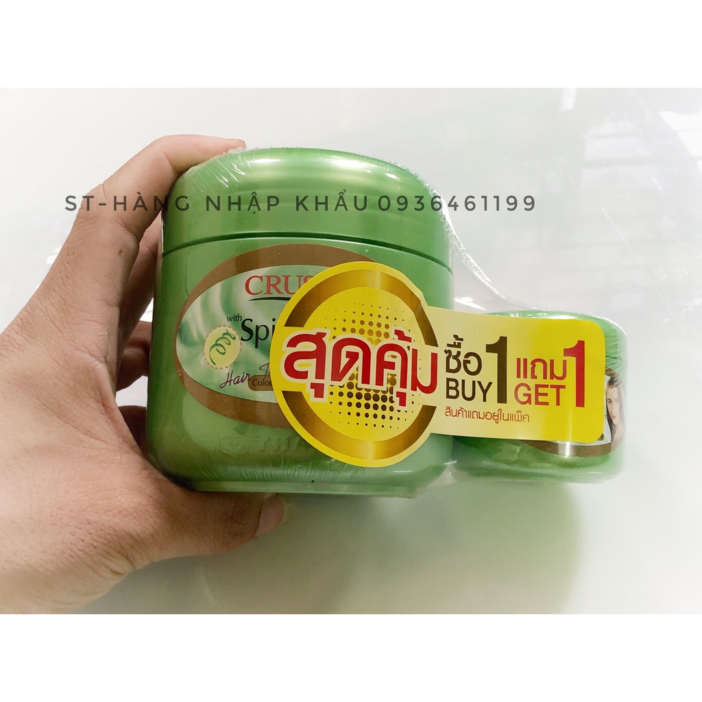 ủ tóc CRUSET TẢO XOẮN Thái Lan 500ml[ mua 1 chai to tặng chai nhỏ]