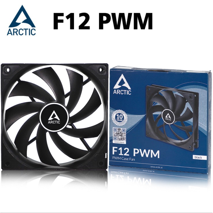 Quạt Fan Case 12cm Arctic F12 PWM PST CHÍNH HÃNG - Sản phẩm cao cấp, độ ồn thấp