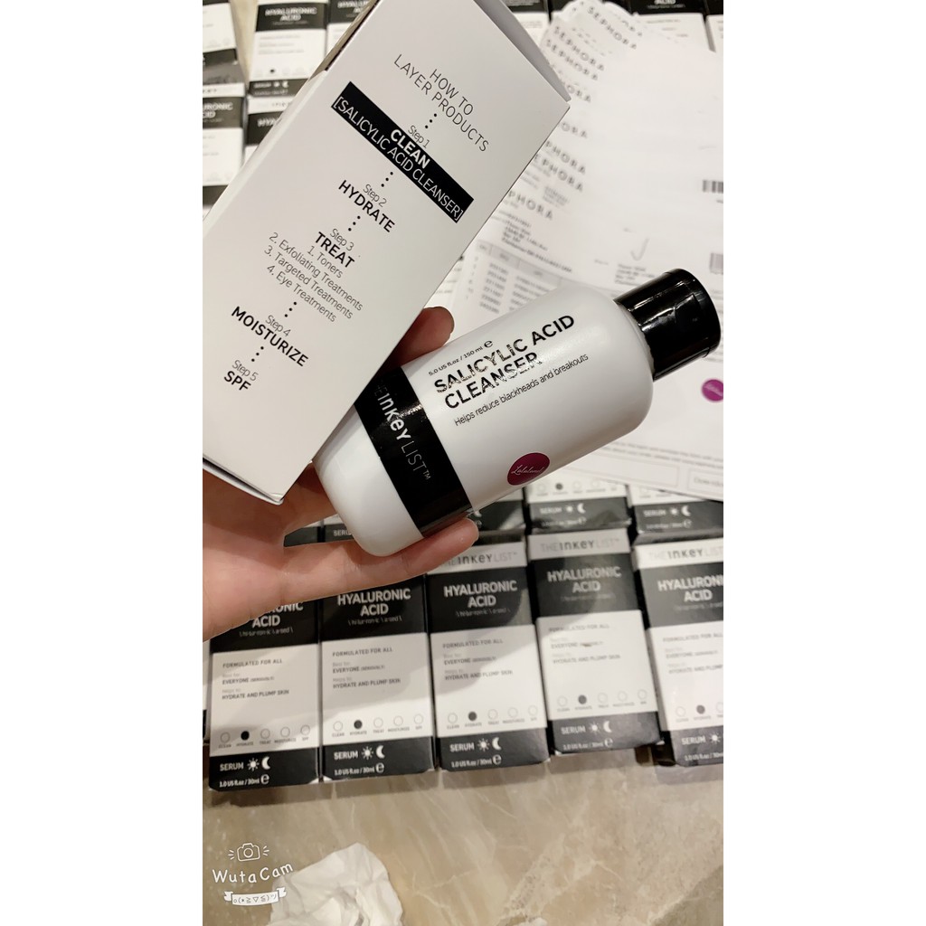 Sữa rửa mặt làm sạch sâu kháng mụn The INKEY List Salicylic Acid Cleanser 150ml | BigBuy360 - bigbuy360.vn