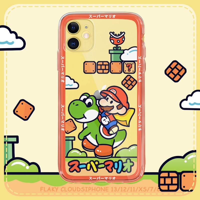 Ốp Điện Thoại TPU Mềm Chống Sốc In Hình Super Mario Cho IPhone 14 12 PRO 12 mini 11 PRO Max 13 PRO 13PROMAX Xs Max XR 6 7 8 Plus