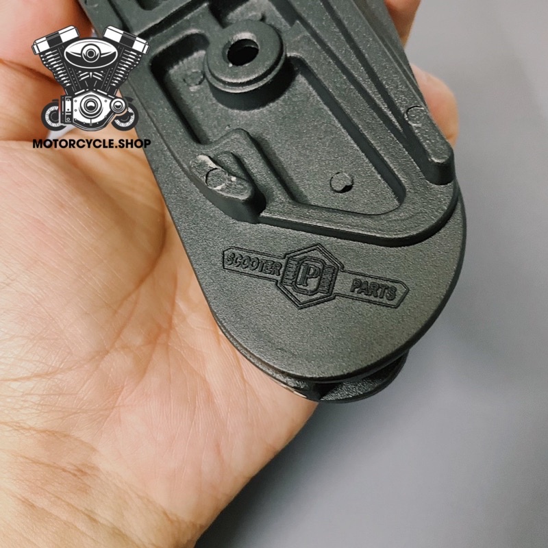 Bộ gác chân sau cho cho xe VESPA SPRINT/ PRIMAVERA - chất liệu NHÔM CNC cao cấp cứng cáp.