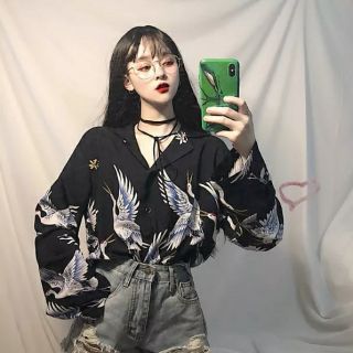 Áo sơ mi hạc hagauorder