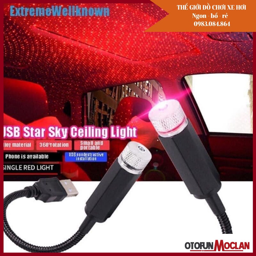 (HOT TREND) Đèn led laser bầu trời sao đầu cắm usb tiện dụng có thể điều chỉnh hiệu ứng ánh sáng