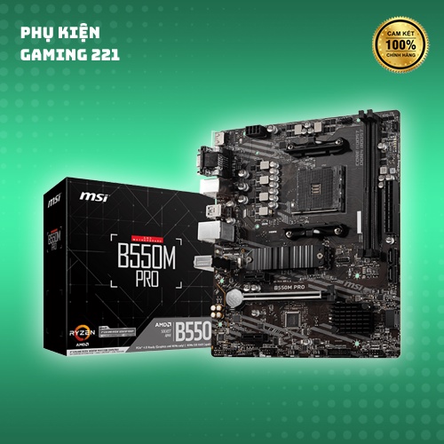 Bo Mạch Chủ - Mainboard MSI B550M Pro - Hàng Chính Hãng