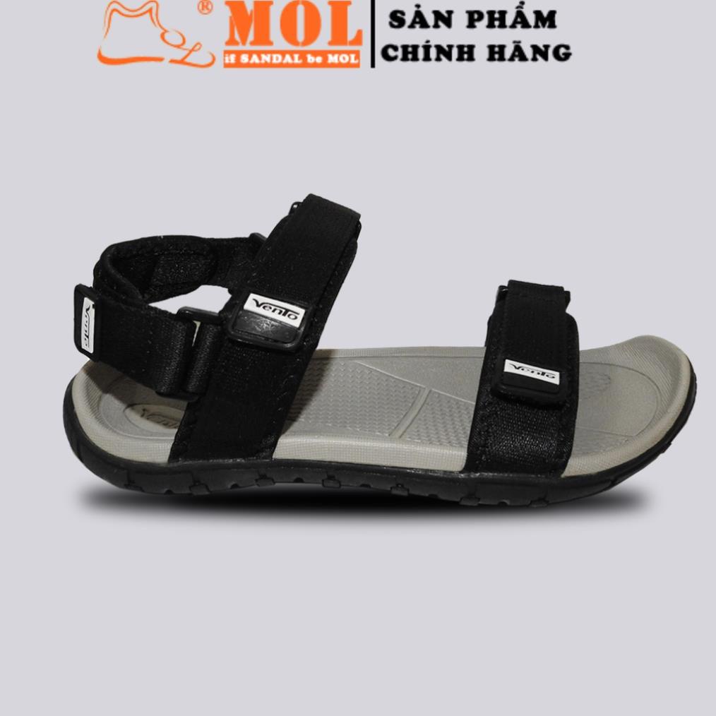 VIP Giày sandal Vento nam 2 quai ngang vải dù có quai hậu tháo rời mang đi học đi biển du lịch NV8302B