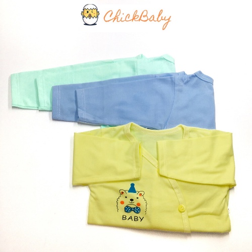 Áo Sơ Sinh Tay Dài/Tay Ngắn bé trai bé gái Size sơ sinh đến 9kg - ChickBabyShop