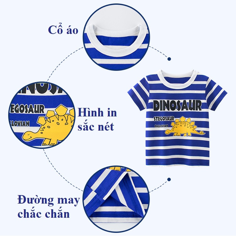 Áo bé trai 27kids size đại xuất dư hàn quốc cho bé từ 1 đến 8 tuổi