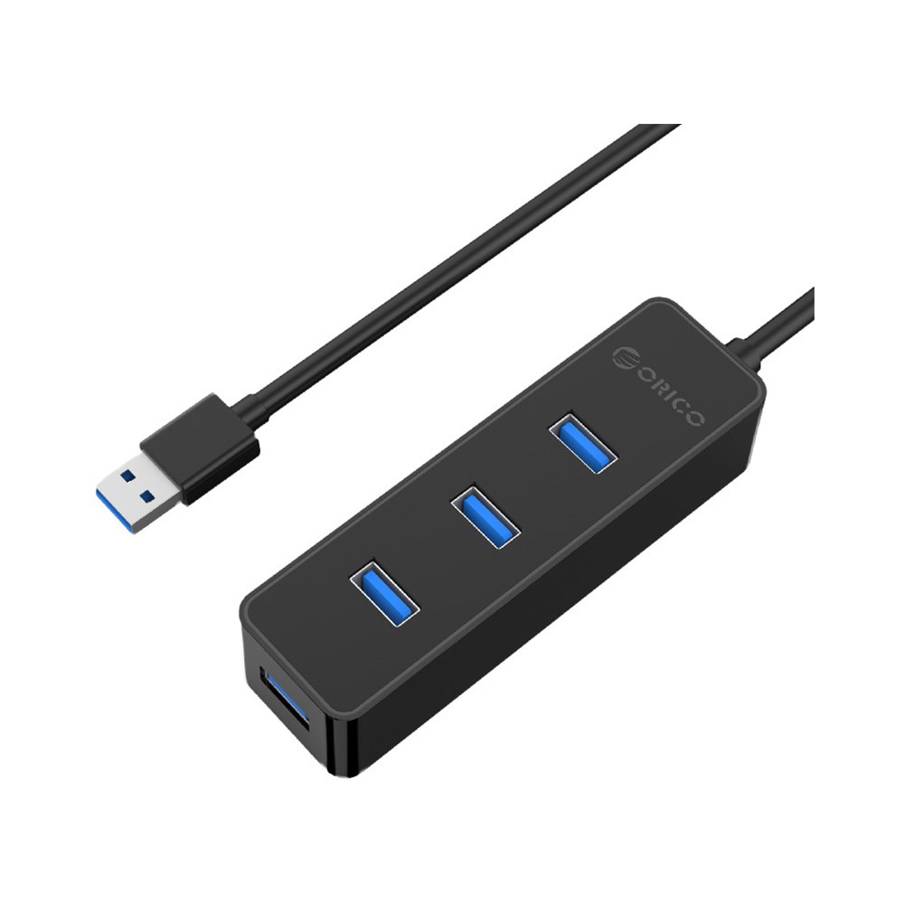 Bộ chia Orico USB HUB 4 cổng USB 3.0 (W5PH4-U3BK) (Đen) - Bảo hành 12 tháng