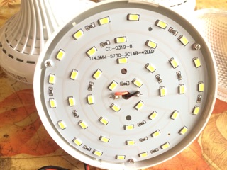 Bóng led tròn 12v, bong led 12v (21w)