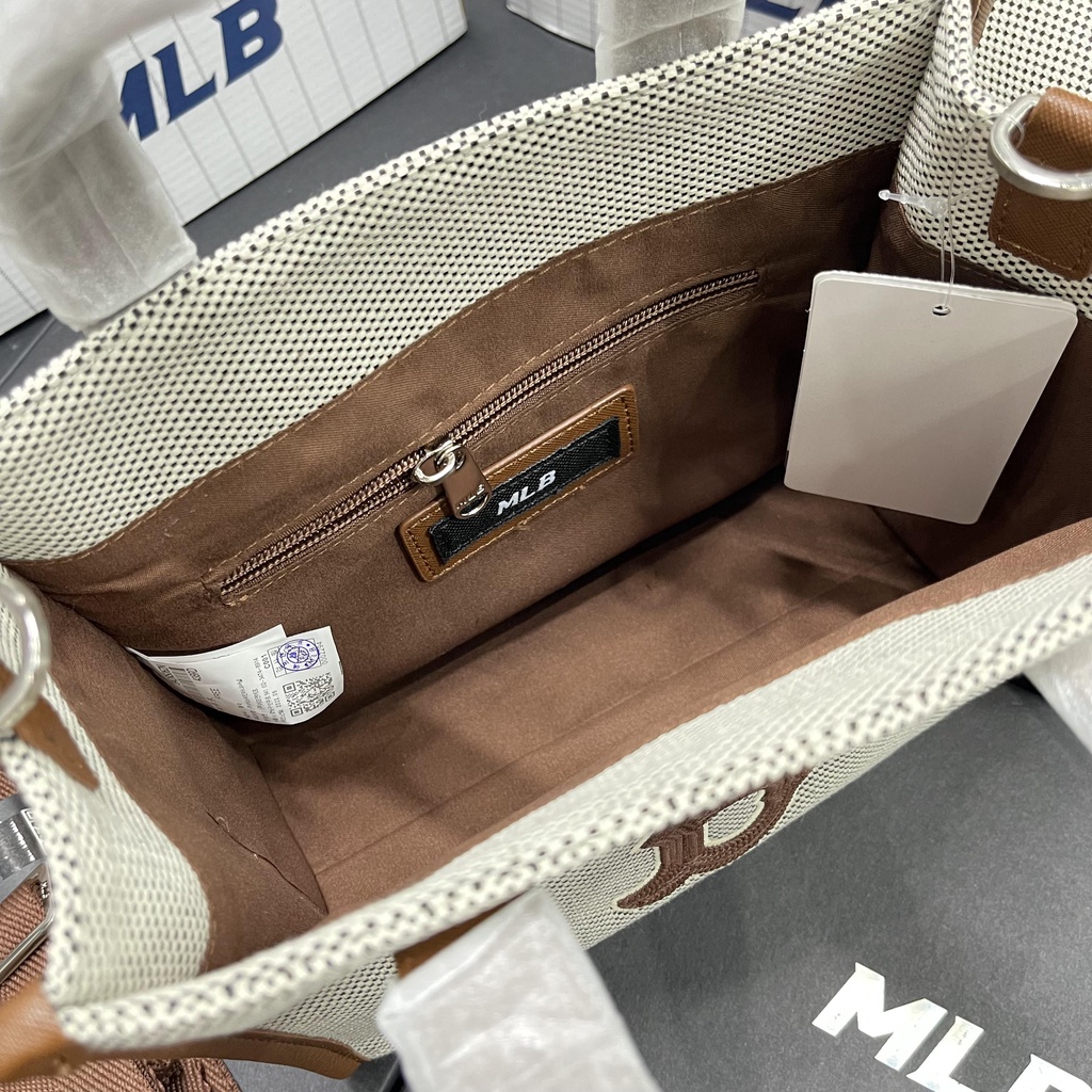 ✅ Túi Đeo Chéo MLB Basic Big Logo Canvas Small Tote Bag 3AORS062N-50BKS | HÀNG CÓ SẴN | MẪU MỚI NHẤT