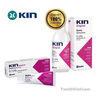 [Kin] Kem Đánh Răng Kin Gingival Chlorhexidine, Kem Kin 75ml