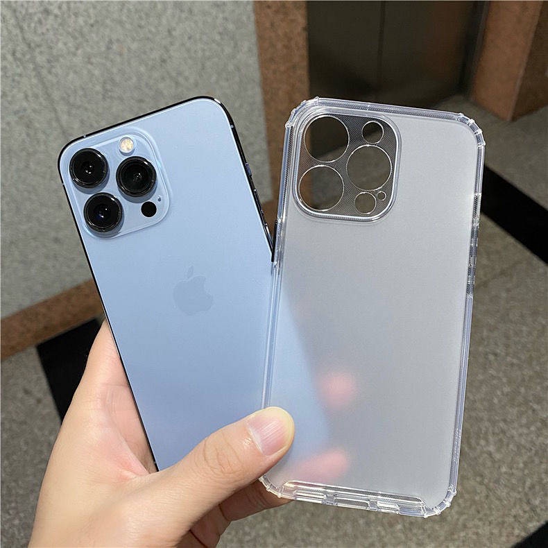 Ốp điện thoại màu mờ đơn giản chống bám vân tay thích hợp cho Iphone13pro Apple 12 11 Xr X/xs Gx5n
