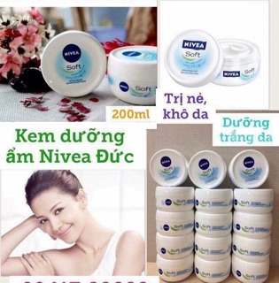 Kem dưỡng ẩm Nivea Soft - Đức