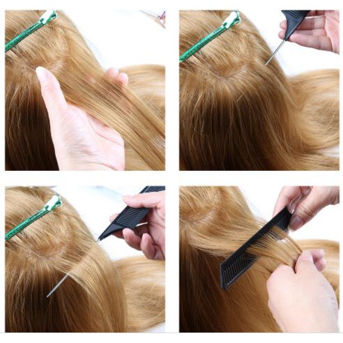 Lược chải tóc có tay cầm nhỏ gọn, tiện dụng dùng cho salon cắt tóc, uốn nhuộm