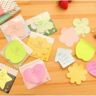 Giấy Note dạ quang nhiều hình
