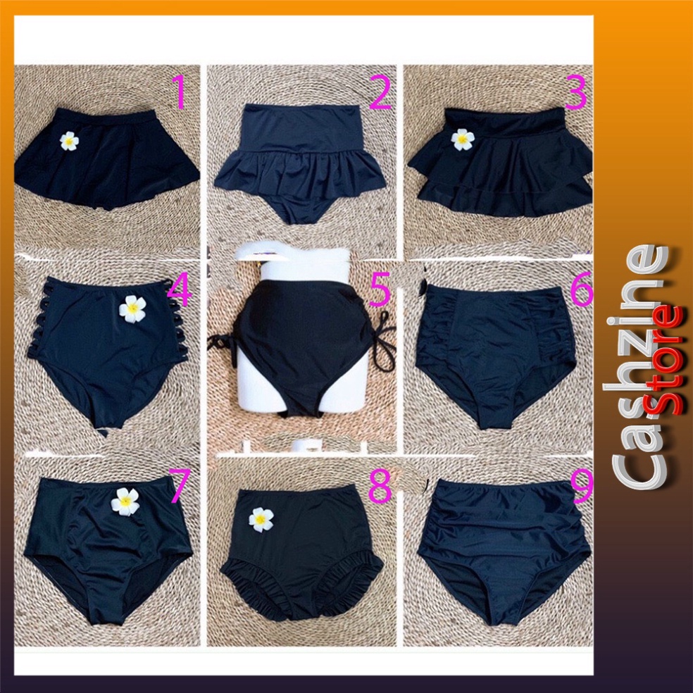 Quần bơi nữ, chân váy lẻ tách set vải thun mát lạnh các mẫu cực đẹp 2022 (dưới 60kg)