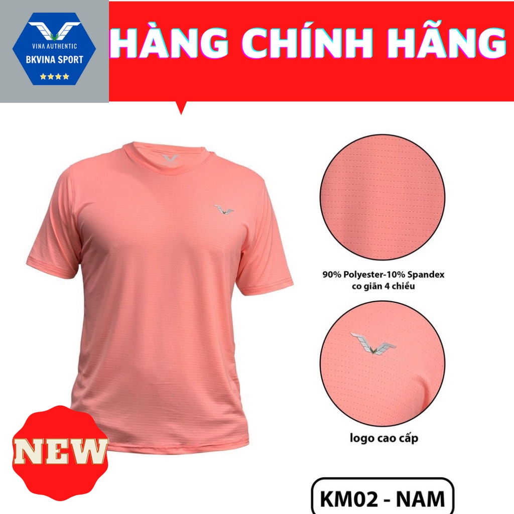 ÁO THUN NAM CỔ TRÒN CHÍNH HÃNG VINAAUTHENTIC KM02