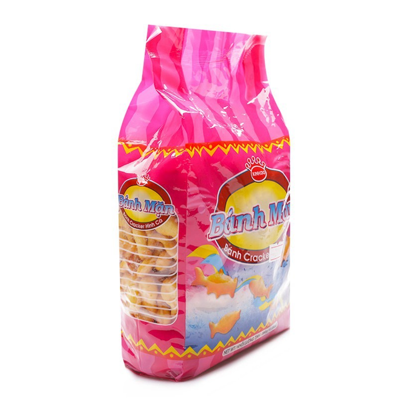 Bánh Cá Mặn Kinh Đô 350g Hình Con Cá Ngộ Nghĩnh Bắt Mắt