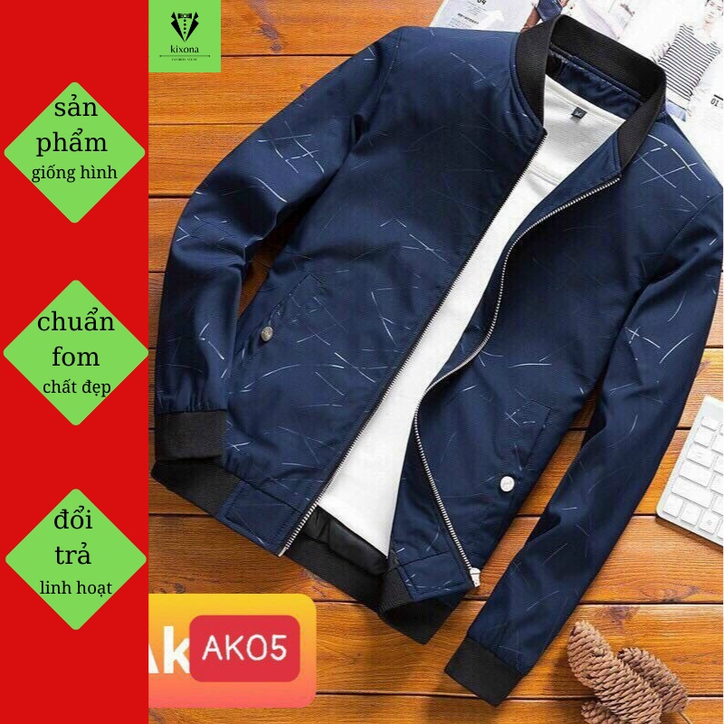 Áo Khoát Kaki Nam Cao Cấp Mẫu mới đẹp Chất Kaki Jean đẹp siêu bền KIXONA 05