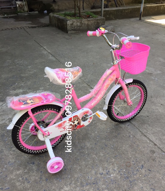 Xe đạp bé gái bánh (12,14,16 inch)