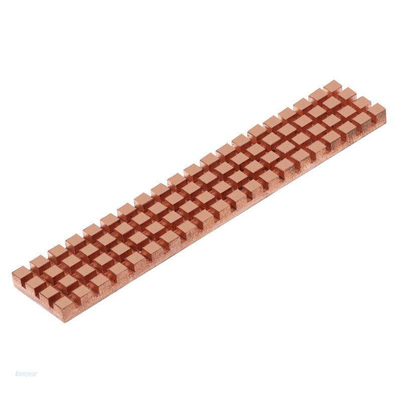 Tấm Tản Nhiệt Bằng Đồng Nguyên Chất Bonjour 97x18mm Cho M.2 Ngff 22110 Pci-E Nvme Ssd Laptop | BigBuy360 - bigbuy360.vn