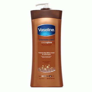 Sữa Dưỡng Thể Vaseline Nâu Intensive Care CoCoa Glow 725ml