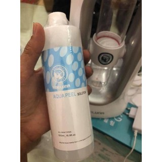 Dung dịch Aqua peel làm sạch sâu, kết hợp với máy Aqua