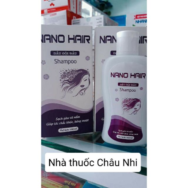 NANO HAIR sạch gàu và nấm, giúp tóc chắc khỏe,bóng mượt.