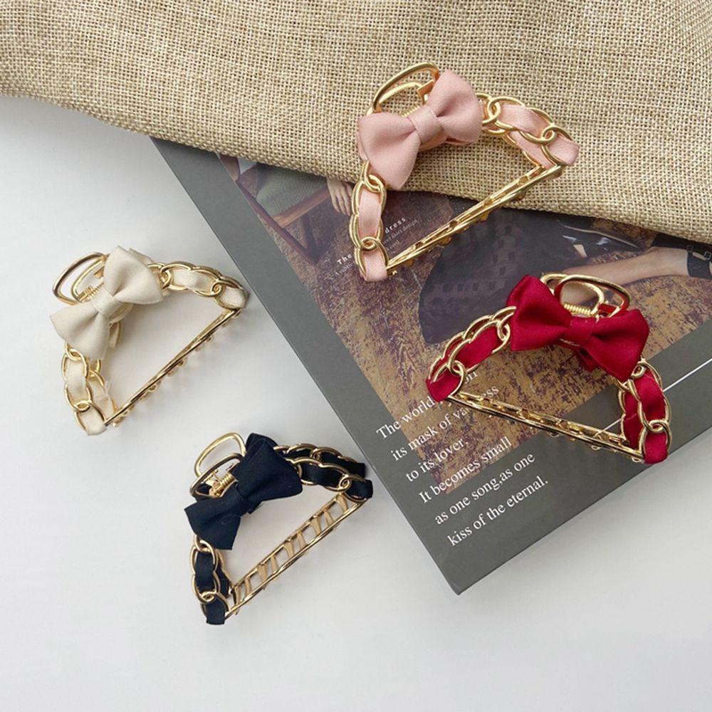 Kẹp Nơ WMES15H Phong Cách Vintage Thanh Lịch Dễ Phối Đồ Dành Cho Nữ