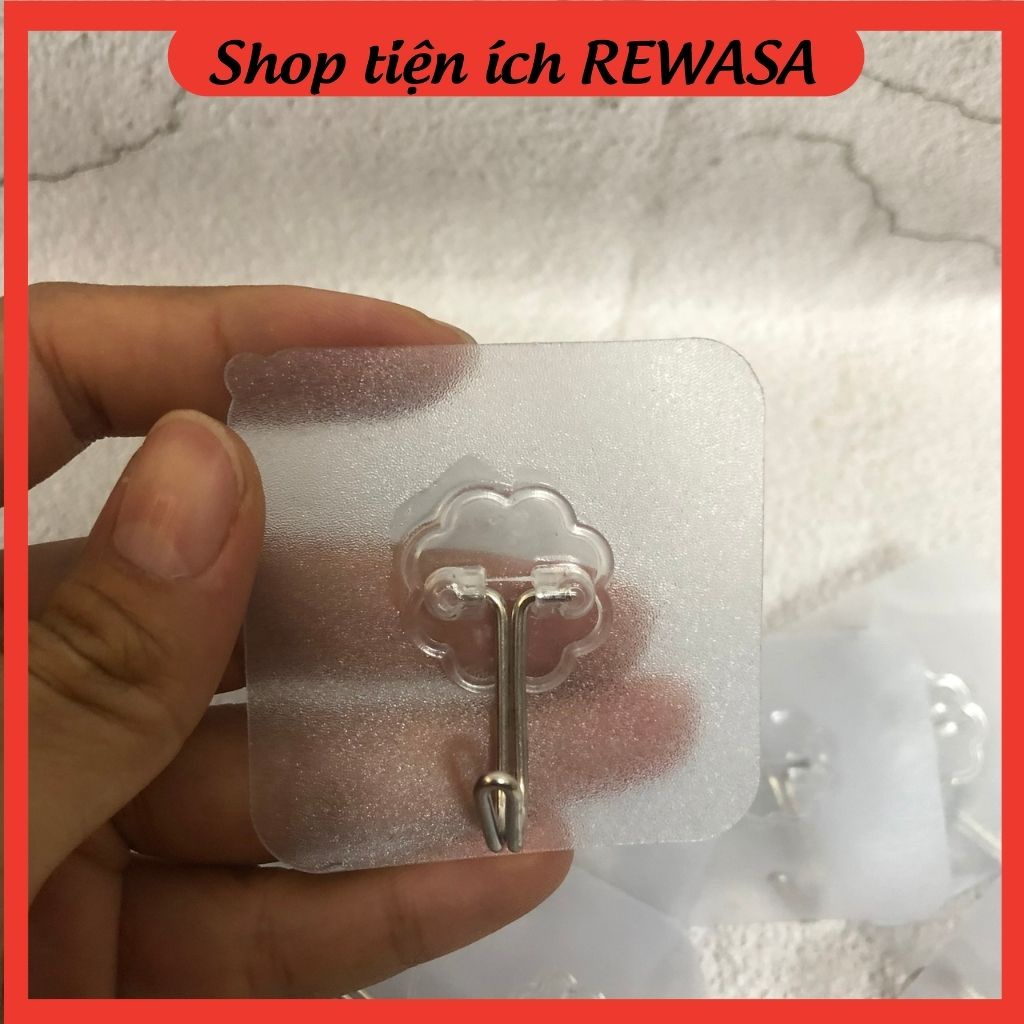 Móc dán tường, treo tường, đa năng, treo chìa khóa, treo quần áo, treo đồ, dán tường siêu dính, siêu chắc, chịu lực REWA